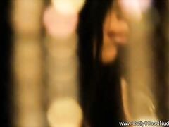 Sexy Brunette Gets Naked Now